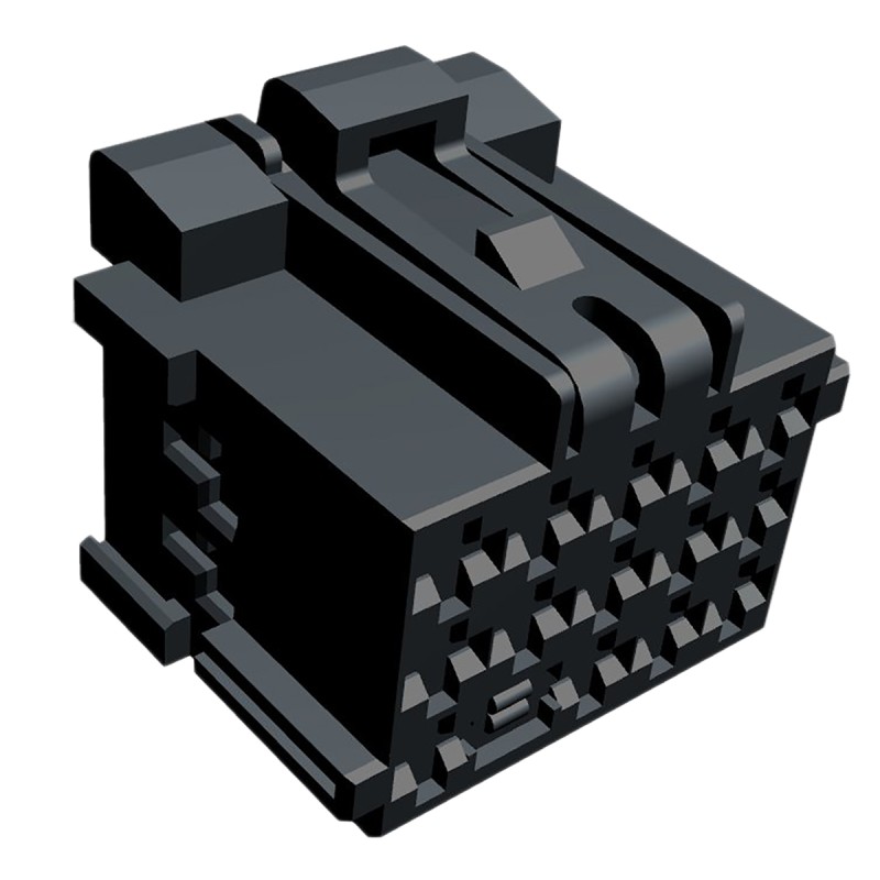 1 pcs - TE Connectivity, Junior Power Timer Automotive Connector Socket 14 Way