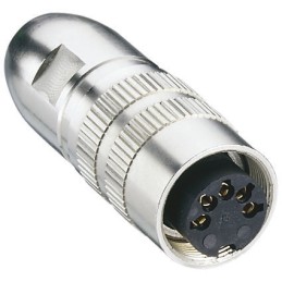 1 pcs - Lumberg 7 Pole Din Socket, DIN EN 60529, 5A, 60 V ac IP68, Female, Cable Mount