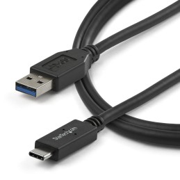 1 pcs - StarTech.com USB 3.1 Cable, Male USB A to Male USB C Cable, 1m