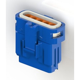 10 pcs - EDAC Wire to Wire Connector Cable Mount Socket, 5P, Crimp Termination, 3A, 250 V