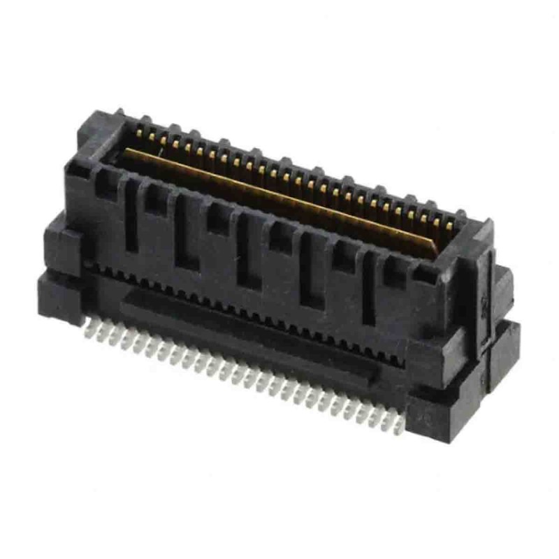 1 pcs - Samtec ASP Series Vertical Surface Mount PCB Socket, 52-Contact, 26-Row, 0.64mm Pitch, Press-In Termination