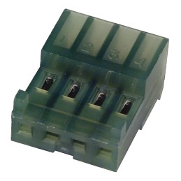 10 pcs - TE Connectivity 4-Way IDC Connector Socket for Cable Mount, 1-Row