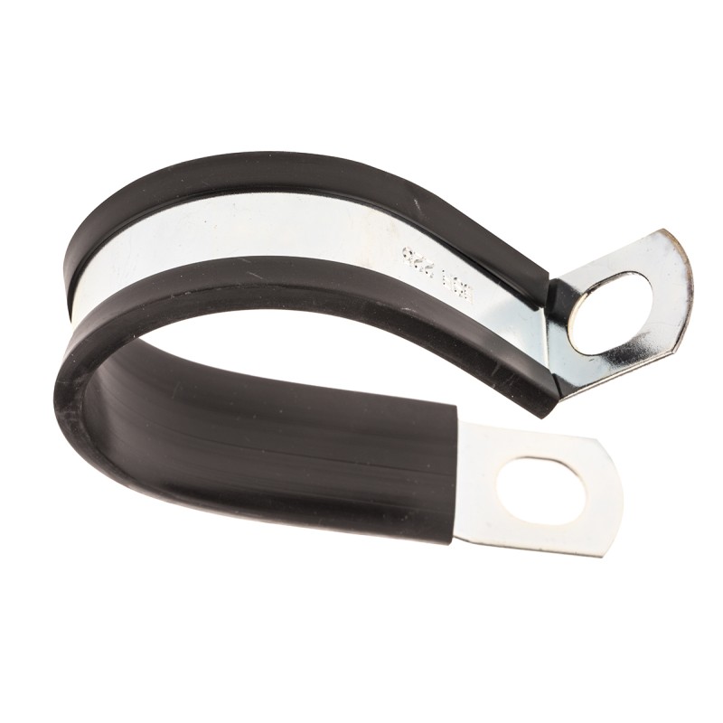 1 Pack of 2 - RS PRO Black Plated Steel P Clamp, 50mm Max. Bundle