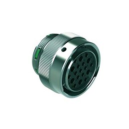 1 pcs - Amphenol Industrial Circular Connector, 19 Contacts, Cable Mount, Socket, Female, IP67, IP69K, Duramate AHDM Series