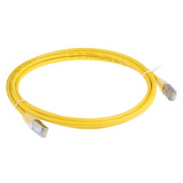 1 pcs - RS PRO Cat5e Male RJ45 to Male RJ45 Ethernet Cable, F/UTP, Yellow PVC Sheath, 2m