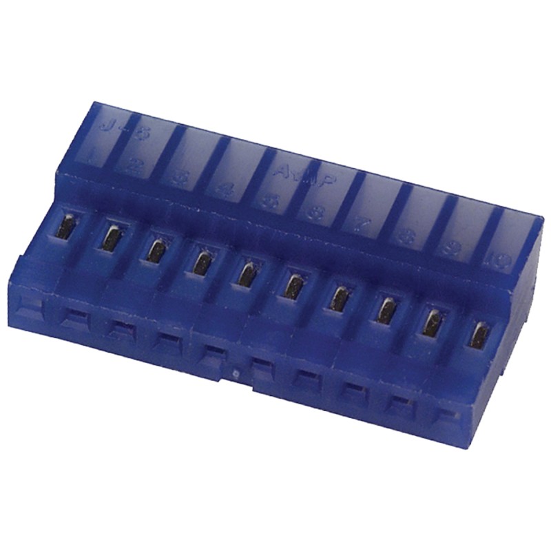 10 pcs - TE Connectivity 10-Way IDC Connector Socket for Cable Mount, 1-Row