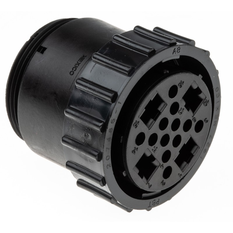 1 pcs - TE Connectivity Circular Connector, 16 Contacts, Cable Mount, Socket, Female, CPC Series 4 Series