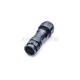 1 pcs - Amphenol Industrial Circular Connector, 12 Contacts, Cable Mount, Socket, Female, IP68, X-Lok Series