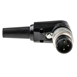 1 pcs - Lumberg, WSV 3 Pole Right Angle M16 Din Plug, DIN EN 60529, 5A, 250 V ac IP40, Male, Cable Mount