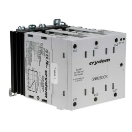 1 pcs - Sensata / Crydom GNR Series Solid State Relay, 25 A rms Load, Panel Mount, 600 V rms Load, 32 V dc Control