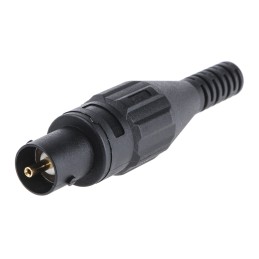 1 pcs - Staubli, jack Cable Mount BNC Connector, Crimp Termination, Straight Body