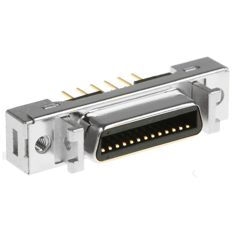 1 pcs - 3M MDR 102 26 Way Through Hole D-sub Connector Socket, 1.27mm Pitch