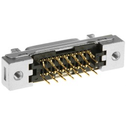 1 pcs - 3M MDR 102 26 Way Through Hole D-sub Connector Socket, 1.27mm Pitch