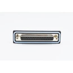 1 pcs - Norcomp SDF 37 Way Right Angle D-sub Connector Socket, 2.77mm Pitch, with 4-40 Screw Locks, Threaded Inserts