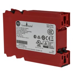 1 pcs - Rockwell Automation Dual-Channel Light Beam/Curtain, Safety Switch/Interlock Safety Relay, 230V ac, 2 Safety Contacts