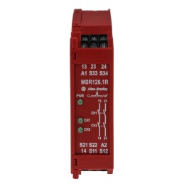 1 pcs - Rockwell Automation Dual-Channel Light Beam/Curtain, Safety Switch/Interlock Safety Relay, 230V ac, 2 Safety Contacts