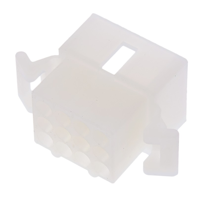 10 pcs - Molex, STANDARD .062' Male Connector Housing, 3.68mm Pitch, 12 Way, 3 Row