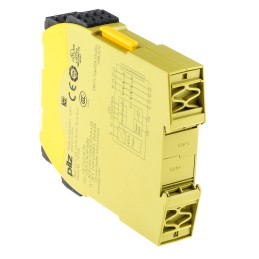 1 pcs - Pilz Dual-Channel Safety Relay, 48 - 240V ac/dc, 3 Safety Contacts