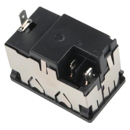 1 pcs - Schurter C14 Snap-In IEC Connector Male, 10A, 250 V