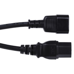 1 pcs - RS PRO IEC C14 Plug to IEC C15 Socket Power Cord, 2m