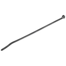 1 Bag of 100 - Thomas & Betts Cable Ties, 185.67mm x 4.57 mm, Black Nylon, Pk-100