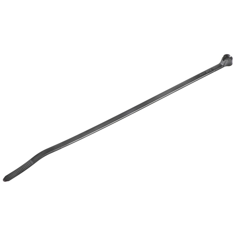1 Bag of 100 - Thomas & Betts Cable Ties, 185.67mm x 4.57 mm, Black Nylon, Pk-100