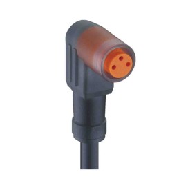 1 pcs - Lumberg Automation Right Angle Female 3 way M8 to Unterminated Sensor Actuator Cable, 2m
