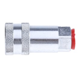 1 pcs - RS PRO Steel Female Hydraulic Quick Connect Coupling, BSP 1/4 Female