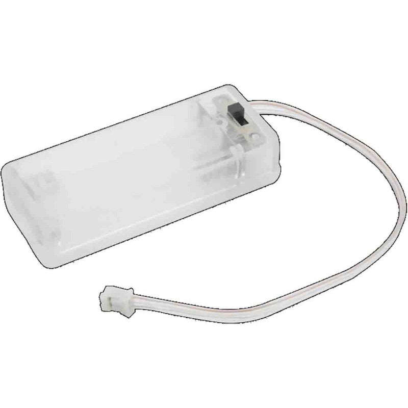 1 pcs - Crystal Battery Box - 2 x AAA