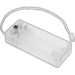 1 pcs - Crystal Battery Box - 2 x AAA