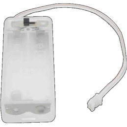 1 pcs - Crystal Battery Box - 2 x AAA