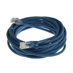 1 pcs - RS PRO Cat5e Male RJ45 to Male RJ45 Ethernet Cable, U/UTP, Blue LSZH Sheath, 5m