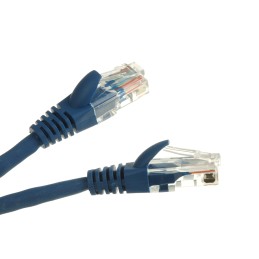 1 pcs - RS PRO Cat5e Male RJ45 to Male RJ45 Ethernet Cable, U/UTP, Blue LSZH Sheath, 5m