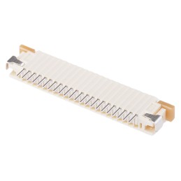 10 pcs - Molex, Easy-On, 52271 1mm Pitch 22 Way Right Angle Female FPC Connector, ZIF Bottom Contact