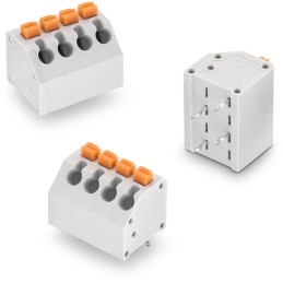 10 pcs - Wurth Elektronik 4123 Series PCB Terminal Block, 5-Contact, 3.81mm Pitch, Through Hole Mount, 1-Row, Solder Terminatio