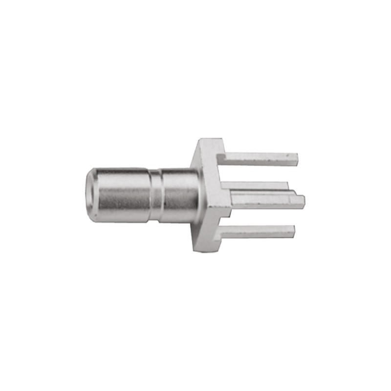 1 pcs - Telegartner, Plug Through Hole SSMB Connector, 50Ω, Solder Termination, Straight Body