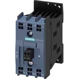 1 pcs - Siemens 3RF34 Series Solid State Relay, 5.2 A Load, DIN Rail Mount, 480 V Load
