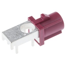 1 pcs - Telegartner, Plug Surface Mount SMBA Connector, Solder Termination, Right Angle Body