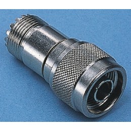 1 pcs - Telegartner Straight RF Adapter UHF Socket to N Plug