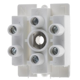 10 pcs - RS PRO Non-Fused Terminal Block, 3-Way, 2.5 mm² Wire, Screw Termination