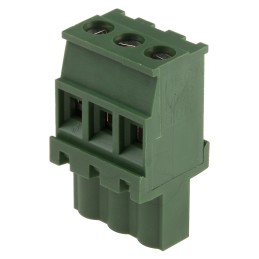1 pcs - RS PRO 5.08mm Pitch 3 Way Pluggable Terminal Block, Plug, Cable Mount, Screw Termination