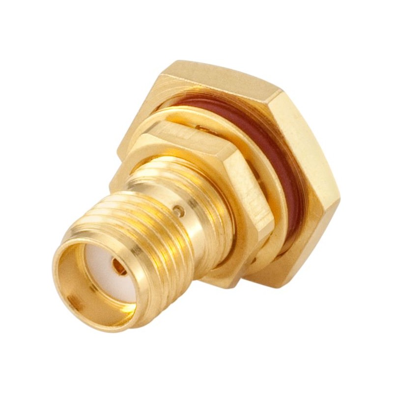 1 pcs - Rosenberger SMA Series, jack Panel Mount, 50Ω, Solder Termination, Straight Body