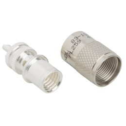 1 pcs - Amphenol RF, Plug Cable Mount UHF Connector, Solder Termination, Straight Body