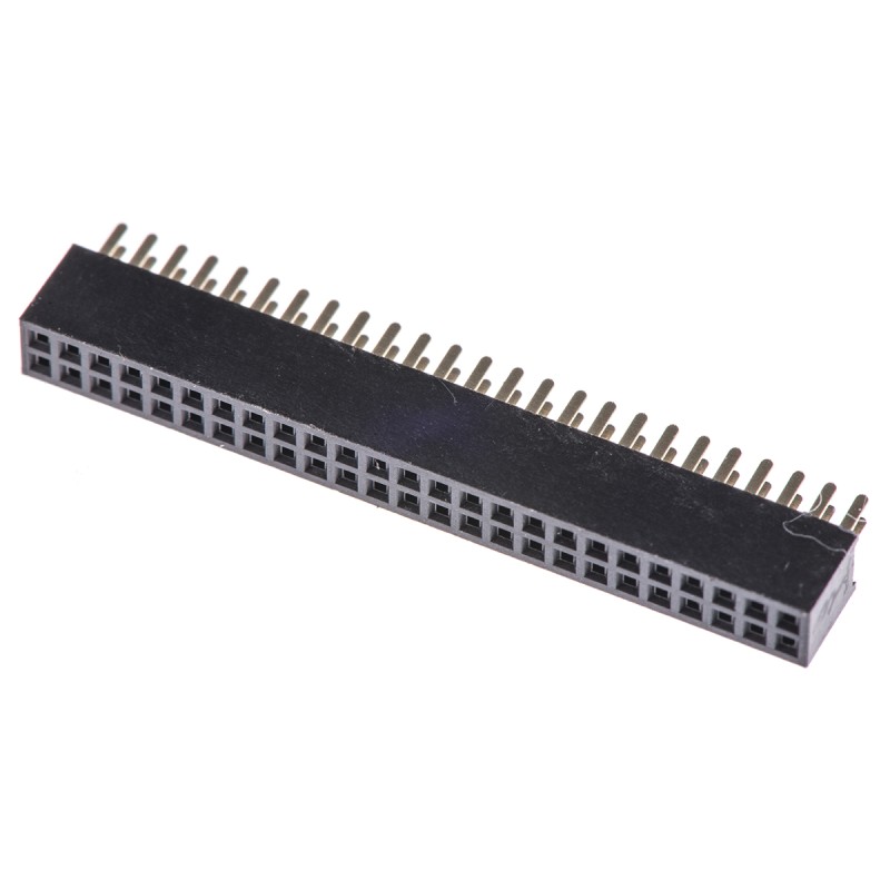 1 pcs - HARWIN Straight Through Hole Mount PCB Socket, 50-Contact, 2-Row, 1.27mm Pitch, Solder Termination