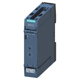 1 pcs - Siemens 3RP25 Series DIN Rail Mount Timer Relay, 12 - 240V ac/dc, 2-Contact, 0.05 - 600s, 1-Function, DPDT