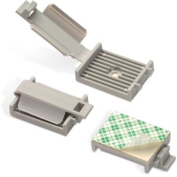 5 pcs - Wurth Elektronik Grey Polyamide Cable Clamp