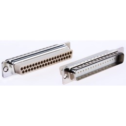 5 pcs - MH Connectors MHD 37 Way Cable Mount D-sub Connector Plug, 2.77mm Pitch