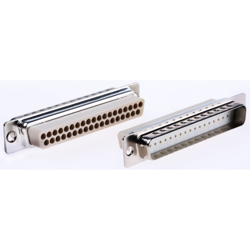 5 pcs - MH Connectors MHD 37 Way Cable Mount D-sub Connector Plug, 2.77mm Pitch