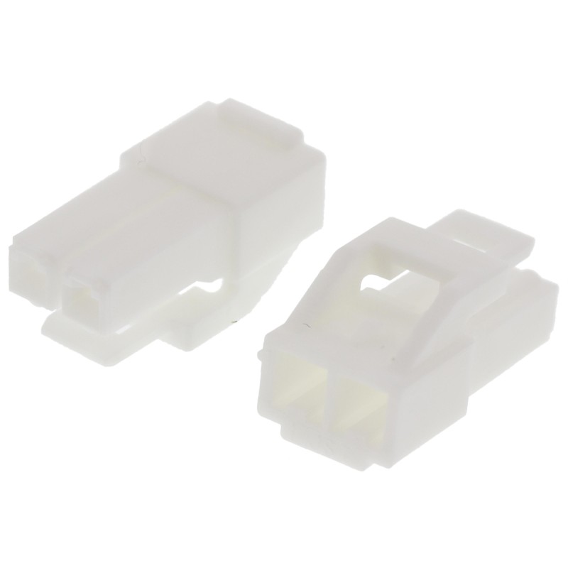 10 pcs - JST Male Connector Housing, 2 Way, 1 Row