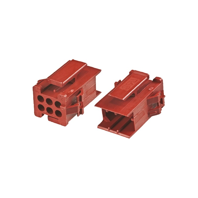 1 pcs - TE Connectivity, Miniature Rectangular II Male Connector Housing, 4.19mm Pitch, 20 Way, 5 Row